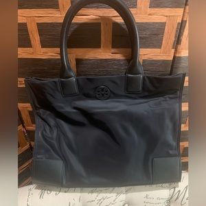 Tory Burch Ella tote w/ matching makeup bag!